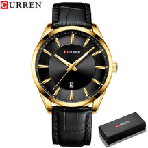 Relógio Masculino Curren  de Quartz pulseira de couro