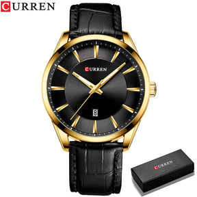 Relógio Masculino Curren  de Quartz pulseira de couro
