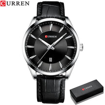 Relógio Masculino Curren  de Quartz pulseira de couro