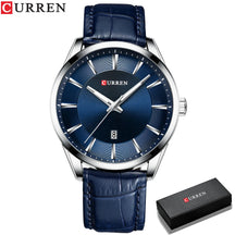 Relógio Masculino Curren  de Quartz pulseira de couro