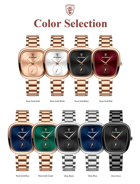 Relógio Poedagar luxo elegante Feminino à prova de água