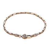 Pulseira masculina banhado a prata