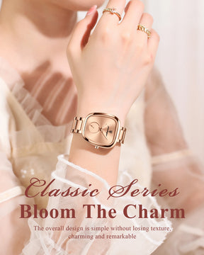 Relógio Poedagar luxo elegante Feminino à prova de água