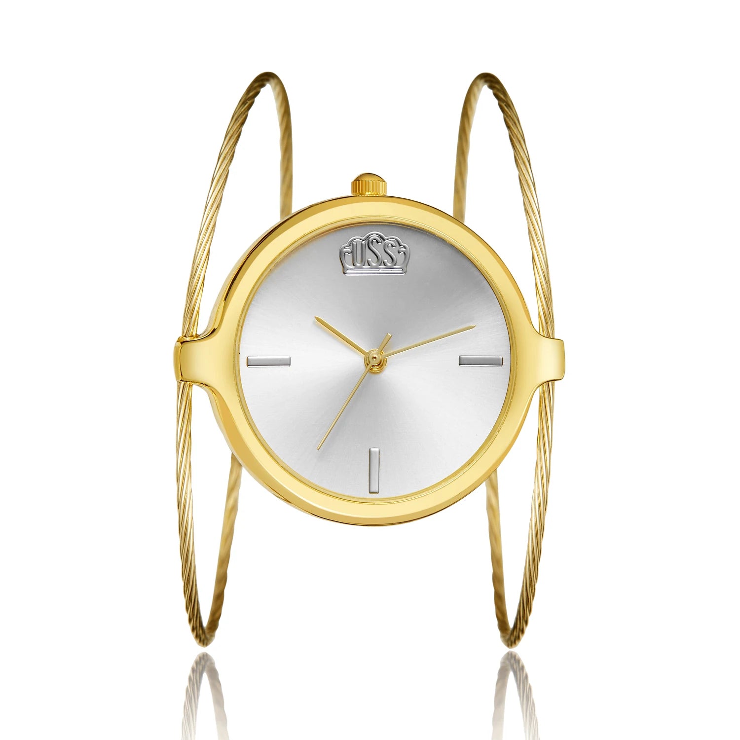 Relógio de quartz feminino casual.